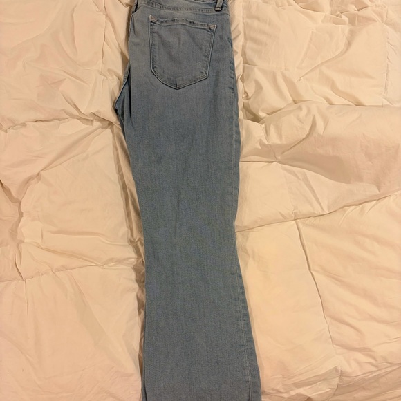 Frame Light Blue Distressed Women's Jeans Le Crop Mini Boot sz.28 - Picture 4 of 4